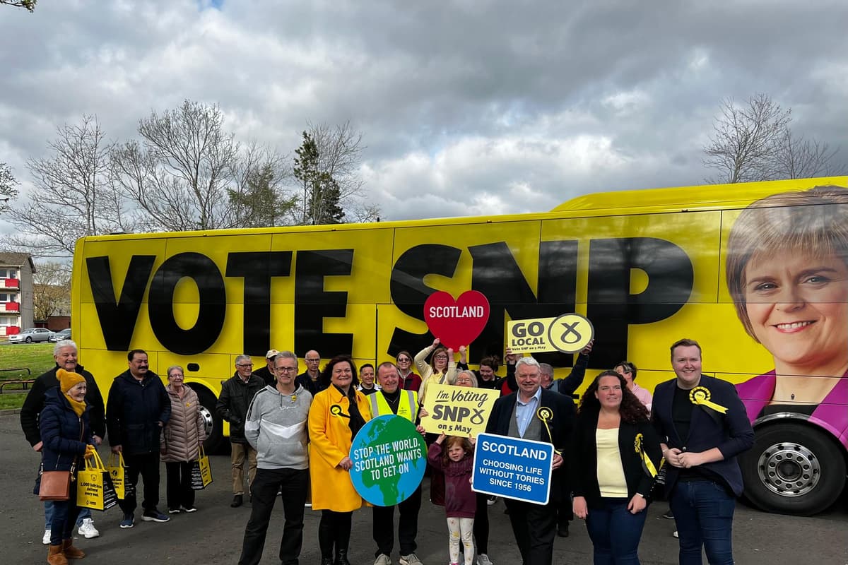 Snp Rv SNP Battle bus aims for route to success on May 5 contest