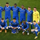 The Rangers players who started the Europa League final against Eintracht Frankfurt. (Photo by David Ramos/Getty Images)