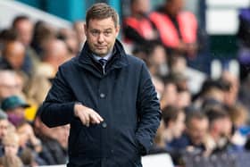 Rangers manager Michael Beale during the 2-0 win over Ross County in Dingwall. (Photo by Mark Scates / SNS Group)