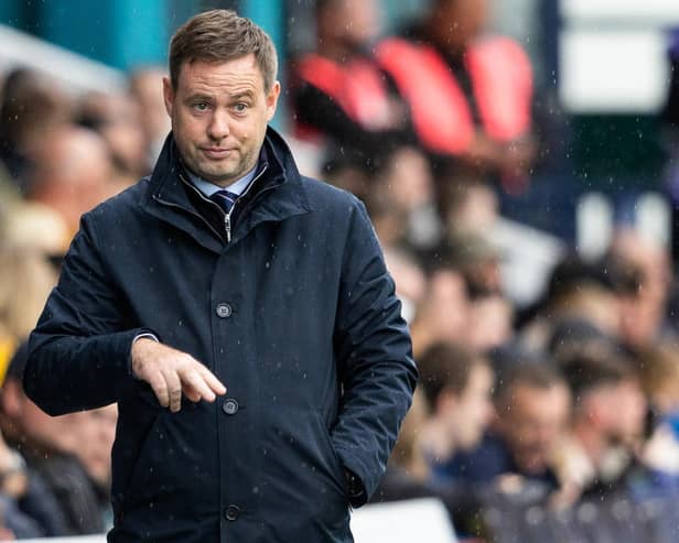 Rangers manager Michael Beale during the 2-0 win over Ross County in Dingwall. (Photo by Mark Scates / SNS Group)
