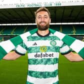 Nat Phillips is unveiled at Celtic Park after joining on-loan from Liverpool until January. (Photo by Paul Devlin / SNS Group)