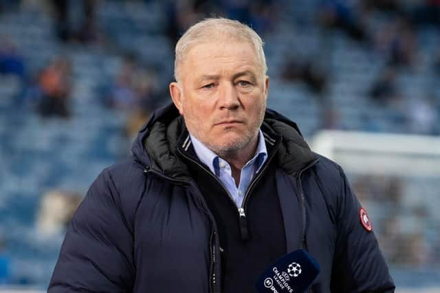 Ally McCoist has been left unimpressed by the behaviour of certain supporters.