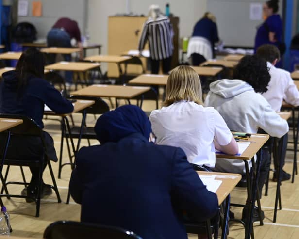 Pupils across Scotland will find out their exam results on Tuesday 9 August. Picture: John Devlin