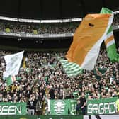The current standing area at Celtic Park holds 2700 spectators and is occupied by fan group The Green Brigade.  (Photo by Rob Casey / SNS Group)