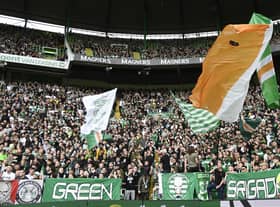 The current standing area at Celtic Park holds 2700 spectators and is occupied by fan group The Green Brigade.  (Photo by Rob Casey / SNS Group)
