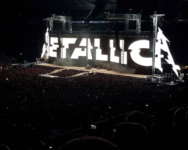 Anne Bone took this picture of the American rockers at Glasgow's SSE Hydro back in 2017