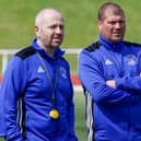 Kenny Neill (left) will take charge of Rovers this Saturday after the resignation of Mark Weir (also pictured) (Pic by Kevin Ramage)