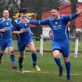 Neil Schoneville (right) hopes to be celebrating plenty of Lesmahagow goals next season