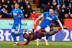 John Souttar competed well against Duk. (Photo by Alan Harvey / SNS Group)