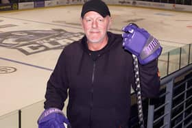 Paul Heavey at Braehead Arena - the home of Glasgow Clan