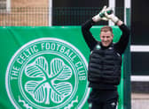Celtic keeper Joe Hart took great delight in being able to stretch his mind back to his first experience of senior football. (Photo by Craig Foy / SNS Group)
