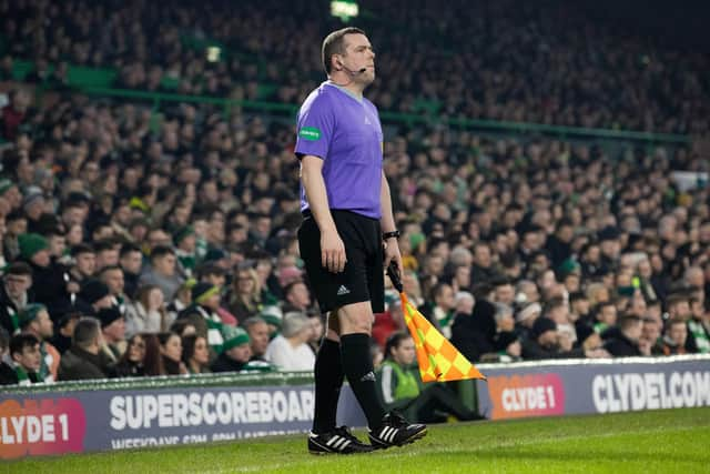 Douglas Ross was the target of a banner unveiled by Celtic fans during Saturday's Scottish Cup match against St Mirren. (Photo by Alan Harvey / SNS Group)