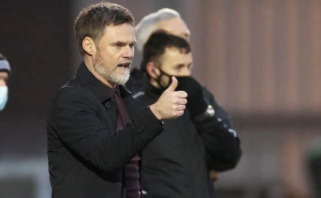 Boss Graham Alexander was delighted with the win over Queen's Park (Library pic by Ian McFadyen)
