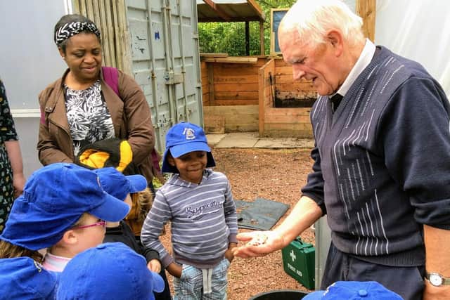 As founder of Lanark in Bloom, Ernest inspired generations of young school pupils in the town.