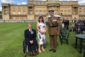 David Dent and his wife Hayley will be heading back to Buckingham Palace, likely later this year, to receive the MBE he was awarded in the New Year’s Honours.