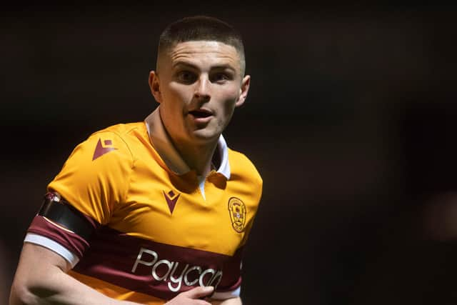 Jake Hastie in action for Motherwell last season. (Photo by Craig Foy / SNS Group)