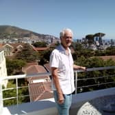 Kilsyth ex-pat Jim Patrick is seen here at his new home in Cape Town