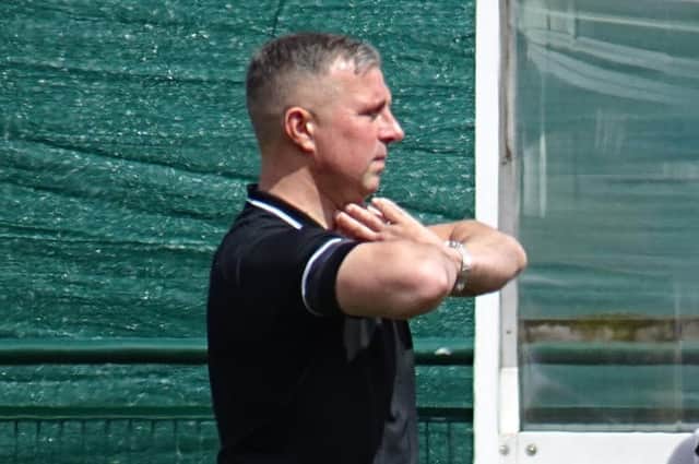 Bellshill Athletic manager Derek Wilson (Submitted pic)