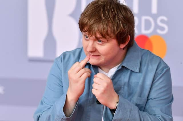 Scottish singer Lewis Capaldi  