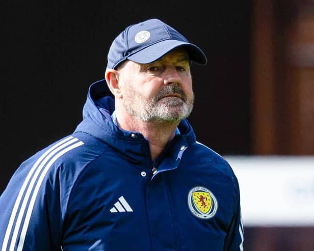 Scotland head coach Steve Clarke.