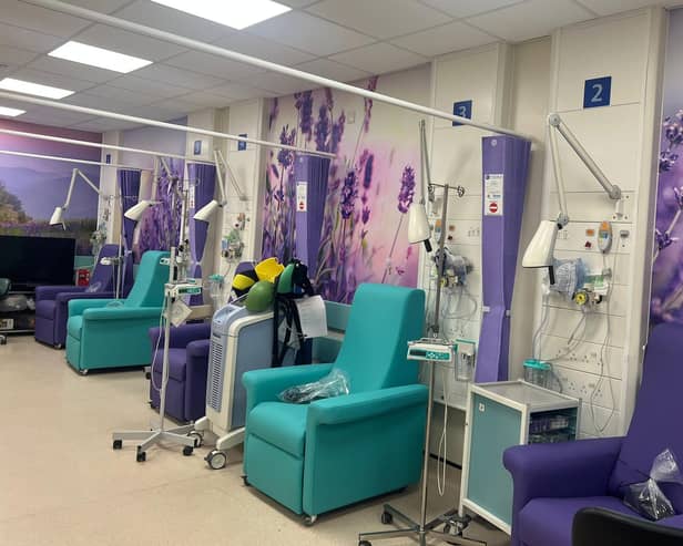 A chemotherapy suite 