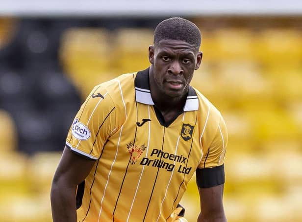 <p>Livingston will trigger the option to extend Joel Nouble's contract until the summer of 2024. Picture: Roddy Scott / SNS</p>