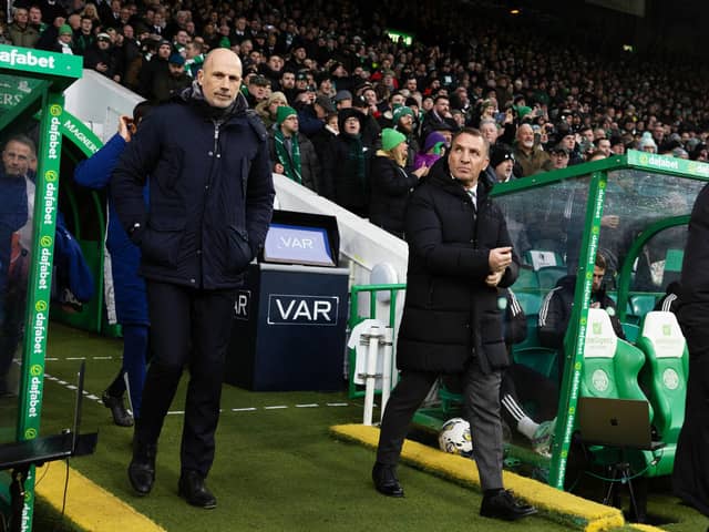 Clement and Brendan Rodgers recently met at Hampden Park during Scotland v Northern Ireland.