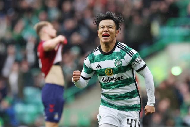 Reo Hatate put in an impressive performance for Celtic against Kilmarnock.