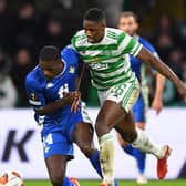 Former Sheffield Wednesday duo Osaze Urhoghide and Liam Shaw made their Celtic debuts in the Europa League last night. (Photo by ANDY BUCHANAN / AFP) (Photo by ANDY BUCHANAN/AFP via Getty Images)