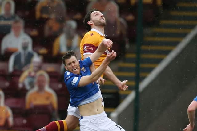 Ricki Lamie in action against St Johnstone last month (Pic by Ian McFadyen)