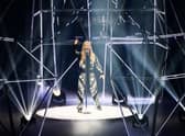 Singer Sam Ryder performs on behalf of the UK during the final of the Eurovision Song contest 2022. Picture: Marco Bertorello/AFP via Getty Images