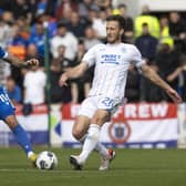 Rangers defender Ben Davies (right) made his first appearance of the season in the 2-0 win over St Johnstone at McDiarmid Park. (Photo by Alan Harvey / SNS Group)
