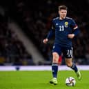 Hibs striker Kevin Nisbet, who scored his fourth goal of the season against Rangers at Ibrox, is in the Scotland squad for the World Cup qualifiers against Israel and Faroe Islands. (Photo by Ross Parker / SNS Group)