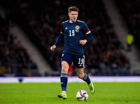 Hibs striker Kevin Nisbet, who scored his fourth goal of the season against Rangers at Ibrox, is in the Scotland squad for the World Cup qualifiers against Israel and Faroe Islands. (Photo by Ross Parker / SNS Group)