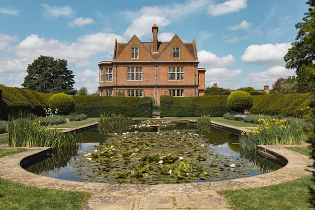 The large lily pond inside the 'Secret Garden'. Image: Jun Tan Weddings
