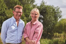 Marcus Eyles of Dobbies and broadcaster Jo Whiley