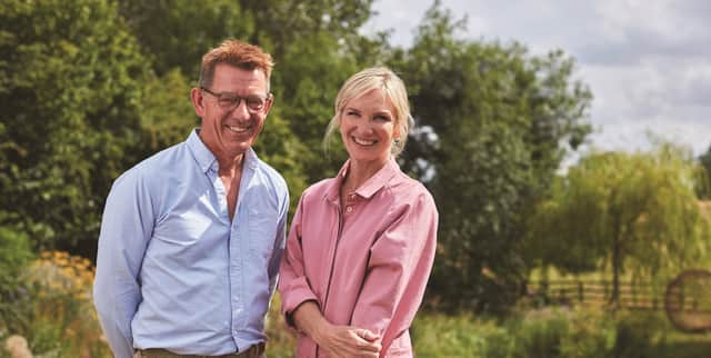 Marcus Eyles of Dobbies and broadcaster Jo Whiley
