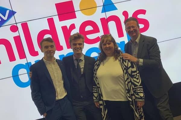 Billington's team are raising cash for STV Children's Appeal