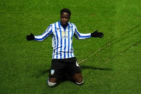 Sheffield Wednesday's Djeidi Gassama celebrates after scoring his side's third goal at Oxford (Picture: Zac Goodwin/PA Wire)