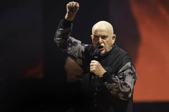 Peter Gabriel on the i/o world tour. Picture: York Tillyer (Realworld)