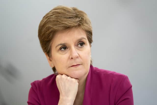 First Minister Nicola Sturgeon. Picture: Jane Barlow/WPA Pool/Getty Images