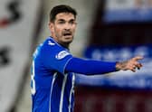 Kyle Lafferty is under investigation by Kilmarnock after a video emerged online appearing to show the ex-Rangers striker using sectarian language.  (Photo by Ross Parker / SNS Group)