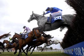 Action from last year's Grand National Day at Ayr Racecourse. Photo: Jeff Holmes-Pool/Getty Images