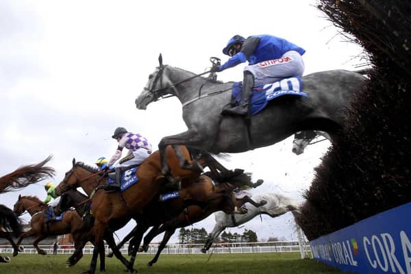 Action from last year's Grand National Day at Ayr Racecourse. Photo: Jeff Holmes-Pool/Getty Images