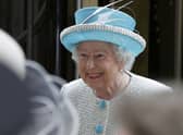 Queen Elizabeth II smiles during her visit to Lancaster Castle in Lancaster, after she arrived at the historic city by royal train. PRESS ASSOCIATION Photo. Picture date: Friday May 29, 2015. See PA story ROYAL Lancaster. Photo credit should read: Andrew Yates/PA Wire
