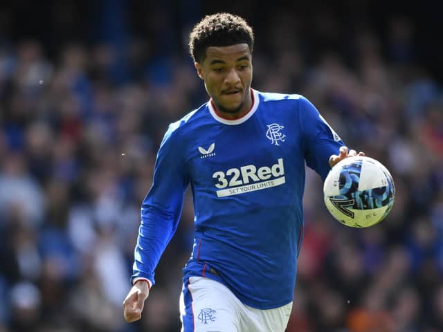 Malik Tillman has confirmed Rangers talks over new deal.  (Photo by Ross MacDonald / SNS Group)