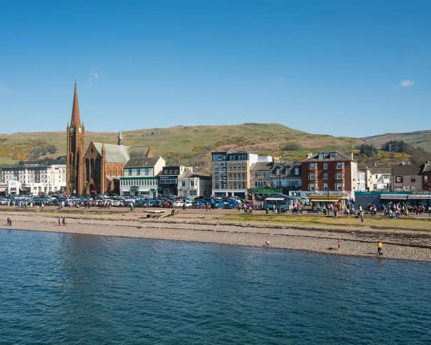 The town of Largs, on the Forth of Clyde in North Ayrshire is a seaside resort with a pier and links with the Vikings. Picture: Kenny Lam