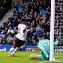 Rangers' John Lundstram scores to make it 2-1 and set the home team on their way to a 4-1 thumping of Aberdeen that has given him hope of achieving the seemingly-fanciful against Ajax. (Photo by Alan Harvey / SNS Group)