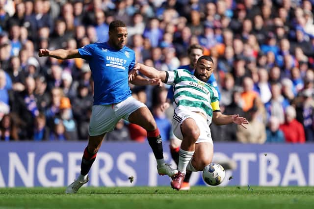Rangers and Celtic did battle at Ibrox.