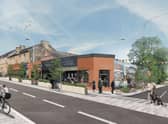 An artist's impression of how Thornliebank could be transformed